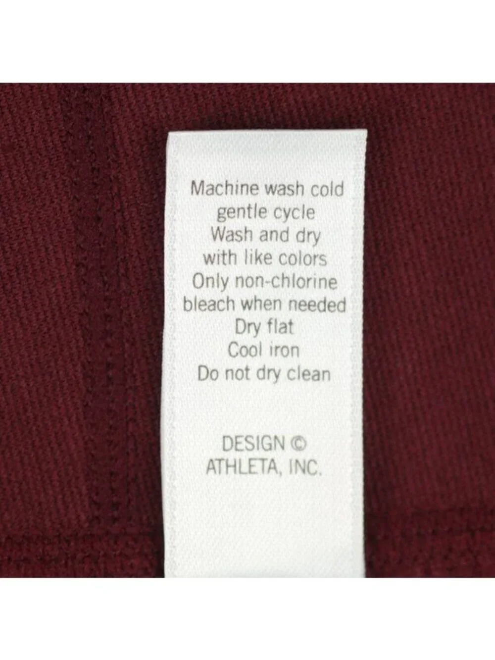 Athleta Strata Women's Extra Small Dark Red A-Line Knit Pull On Mini Skirt